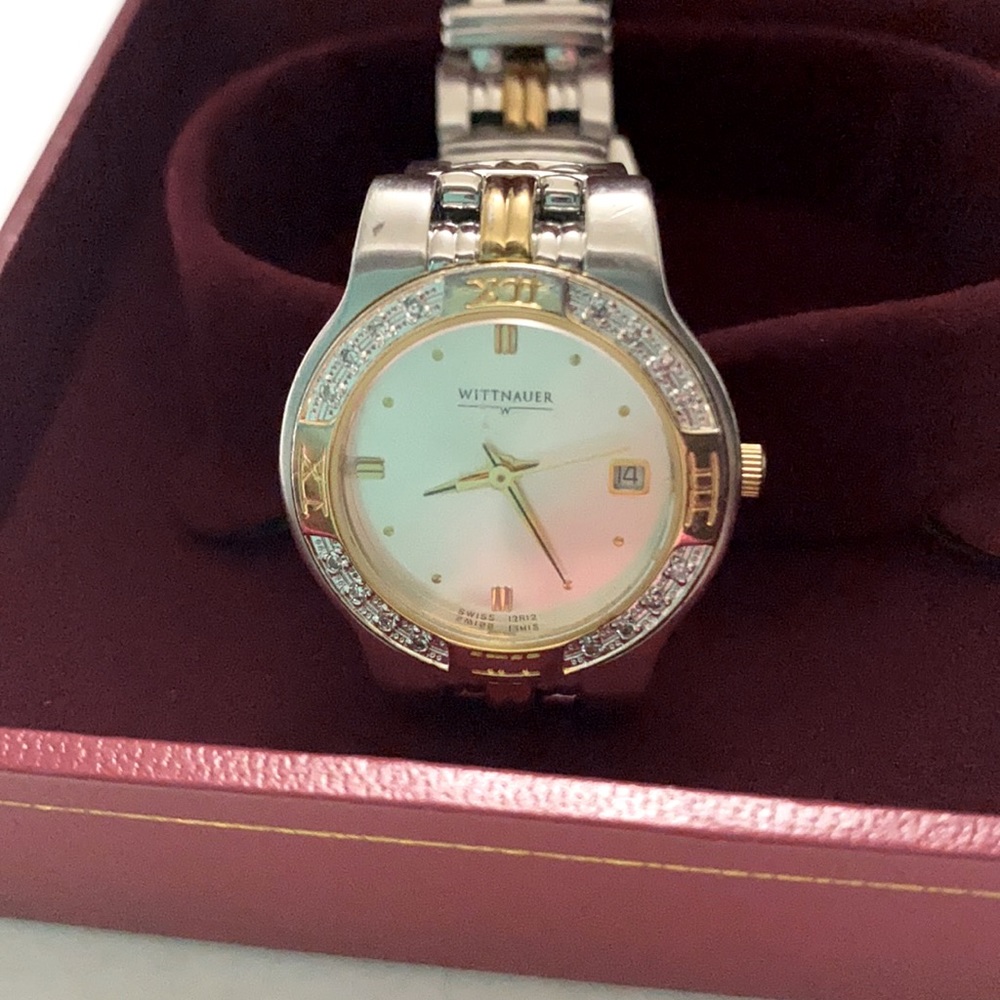 Wittnauer two tone watch